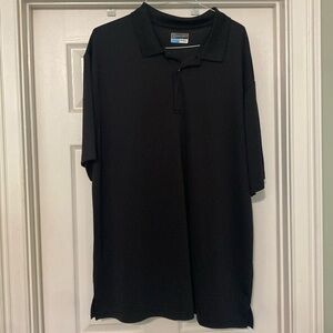 Mens PGA Tour Golf Airflux Short Sleeve black Polo XXL